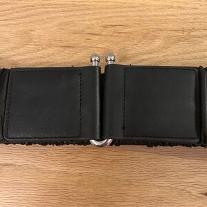 Black waist belt